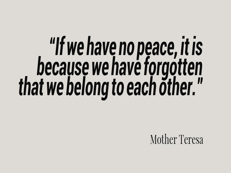 Mother Teresa Peace Quote
 Mother Teresa Quote About Peace Awesome Quotes About Life