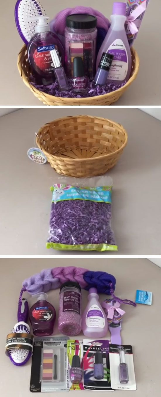 Mother'S Day Gift Basket Ideas Diy
 Dollar Tree Spa Set