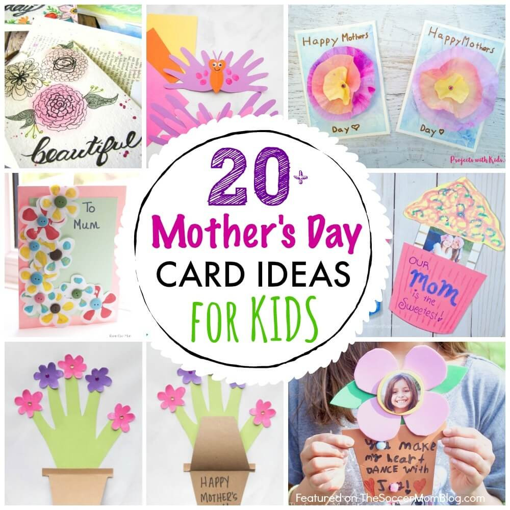 Mothers Day Gift Card Ideas
 24 Homemade Mothers Day Cards for Kids to Make The