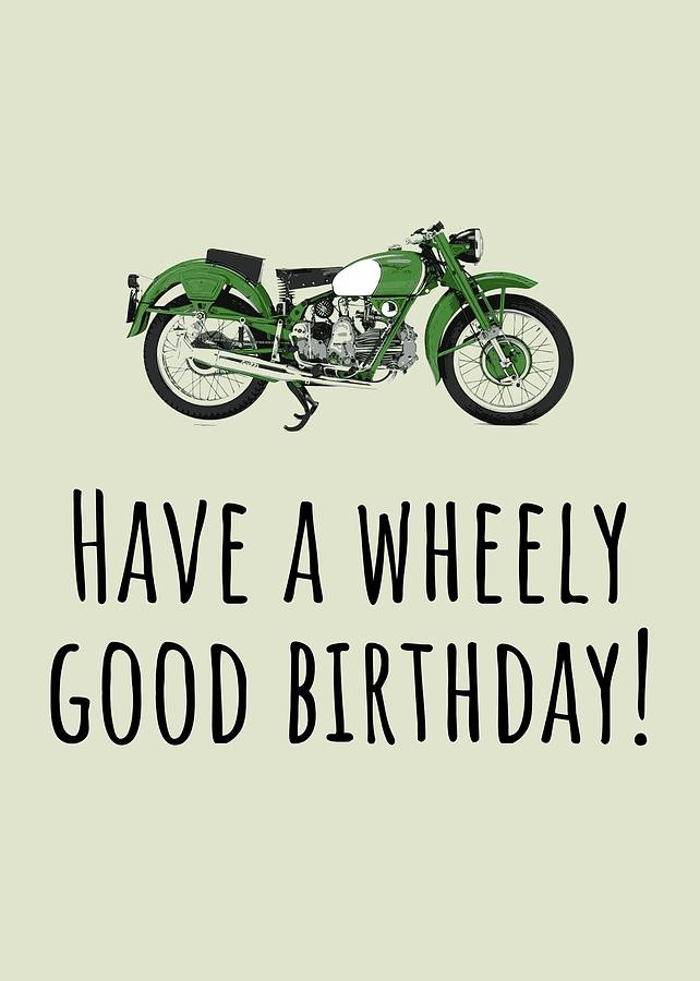 Motorcycle Birthday Cards
 Motorcycle Birthday Card Biker Birthday Card Motorist