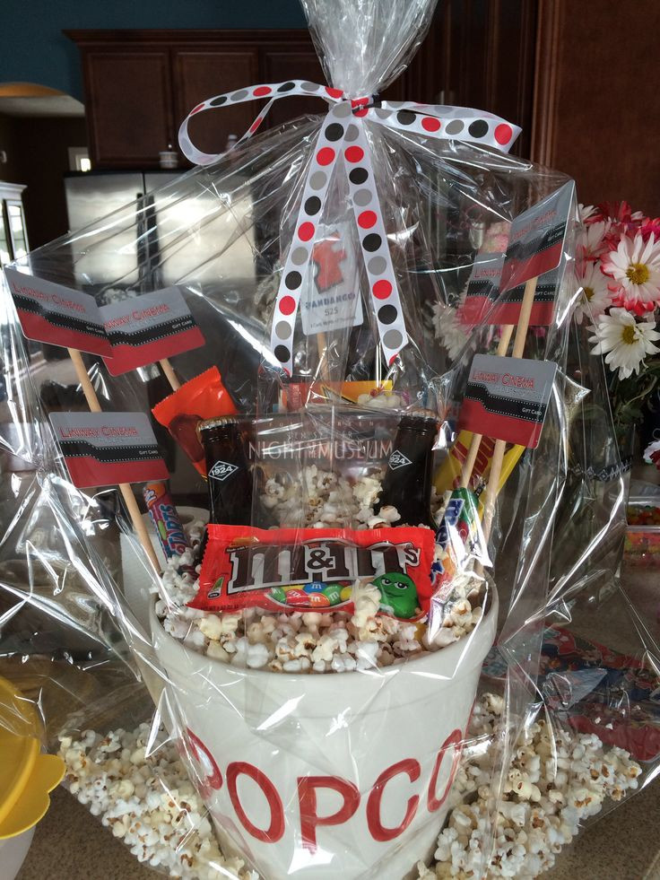 Movie Theatre Gift Basket Ideas
 19 Best images about Fall Festival Auction Baskets on
