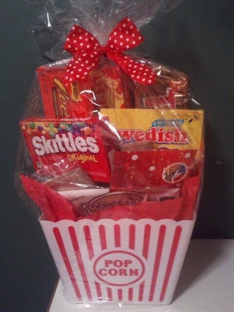 Movie Theatre Gift Basket Ideas
 Movie Theater Gift Basket by Selkie gal