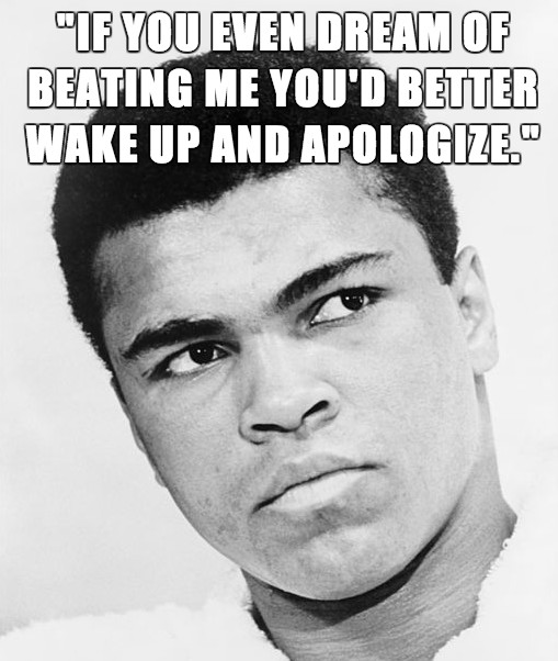 Muhammad Ali Funny Quotes
 MUHAMMAD ALI QUOTES image quotes at relatably