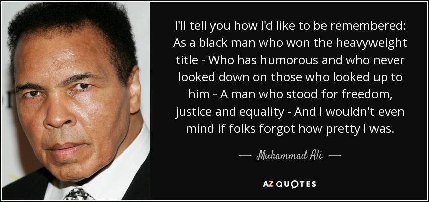 Muhammad Ali Funny Quotes
 TOP 25 QUOTES BY MUHAMMAD ALI of 544