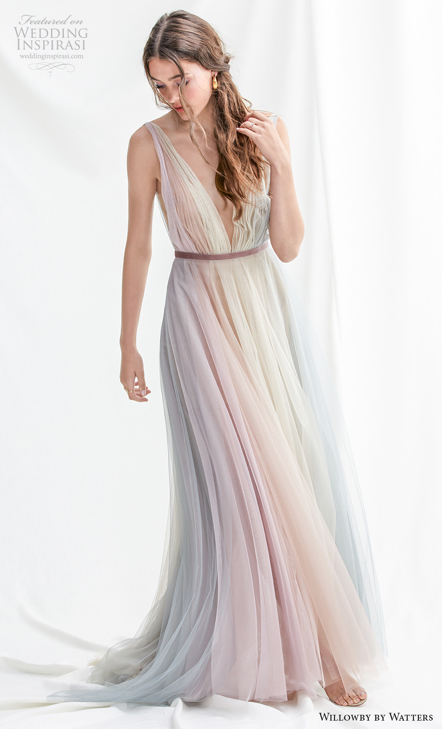 Multi Colored Wedding Dress
 Willowby by Watters Spring 2019 Wedding Dresses