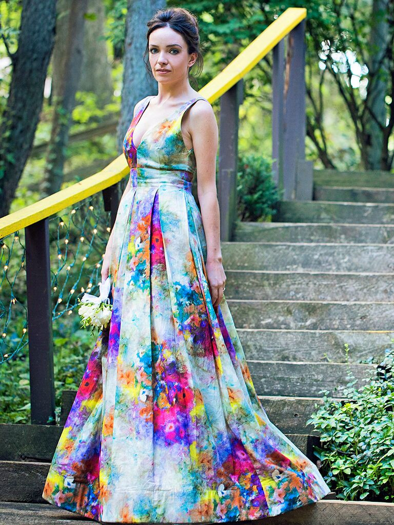 Multi Colored Wedding Dress
 24 Nontraditional Wedding Dress Ideas