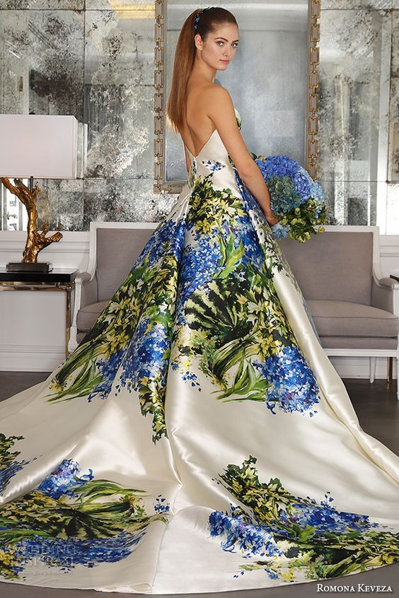 Multi Colored Wedding Dress
 Multi Colored Wedding Gowns with Tons of Personality Part