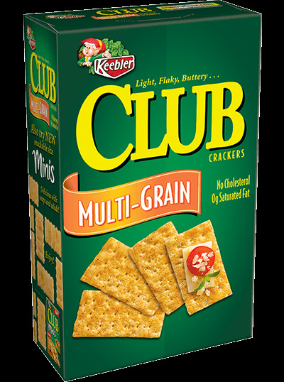 Multi Grain Crackers
 Keebler Club Multi Grain crackers