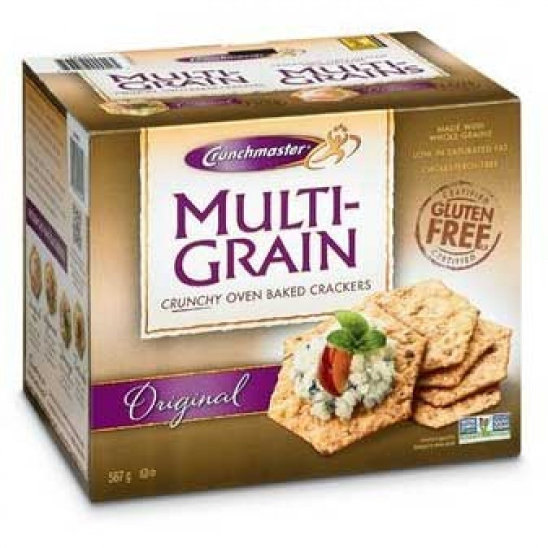 Multi Grain Crackers
 Crunchmaster Multi Grain Crackers Original 6 Seed 567g