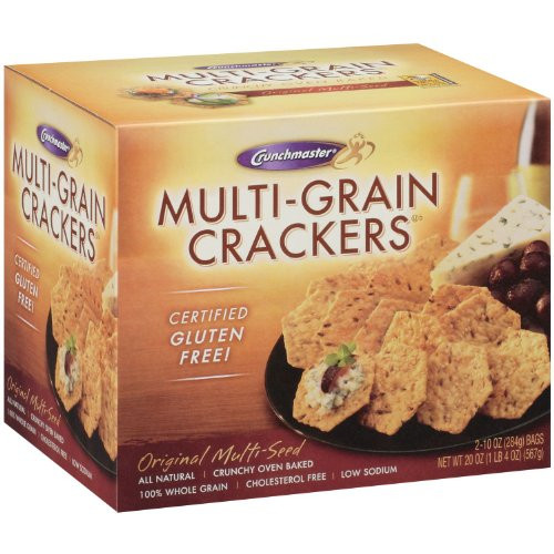 Multi Grain Crackers
 Crunchmaster Multi Grain Crackers Gluten Free 20 oz