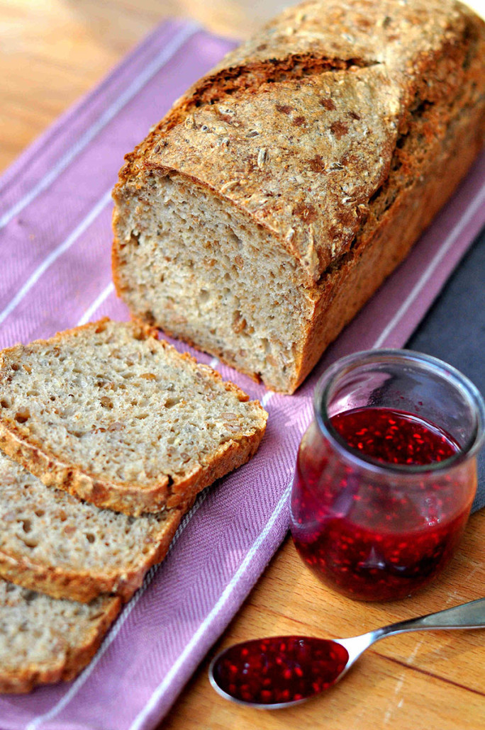 Multigrain Sourdough Bread
 Bread for Breakfast Easy Multigrain Sourdough Bread and