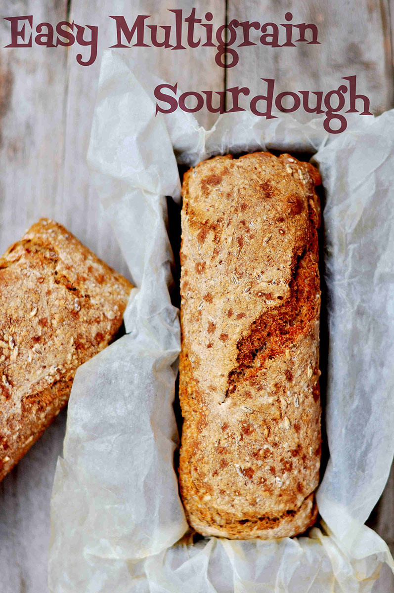 Multigrain Sourdough Bread
 Bread for Breakfast Easy Multigrain Sourdough Bread and
