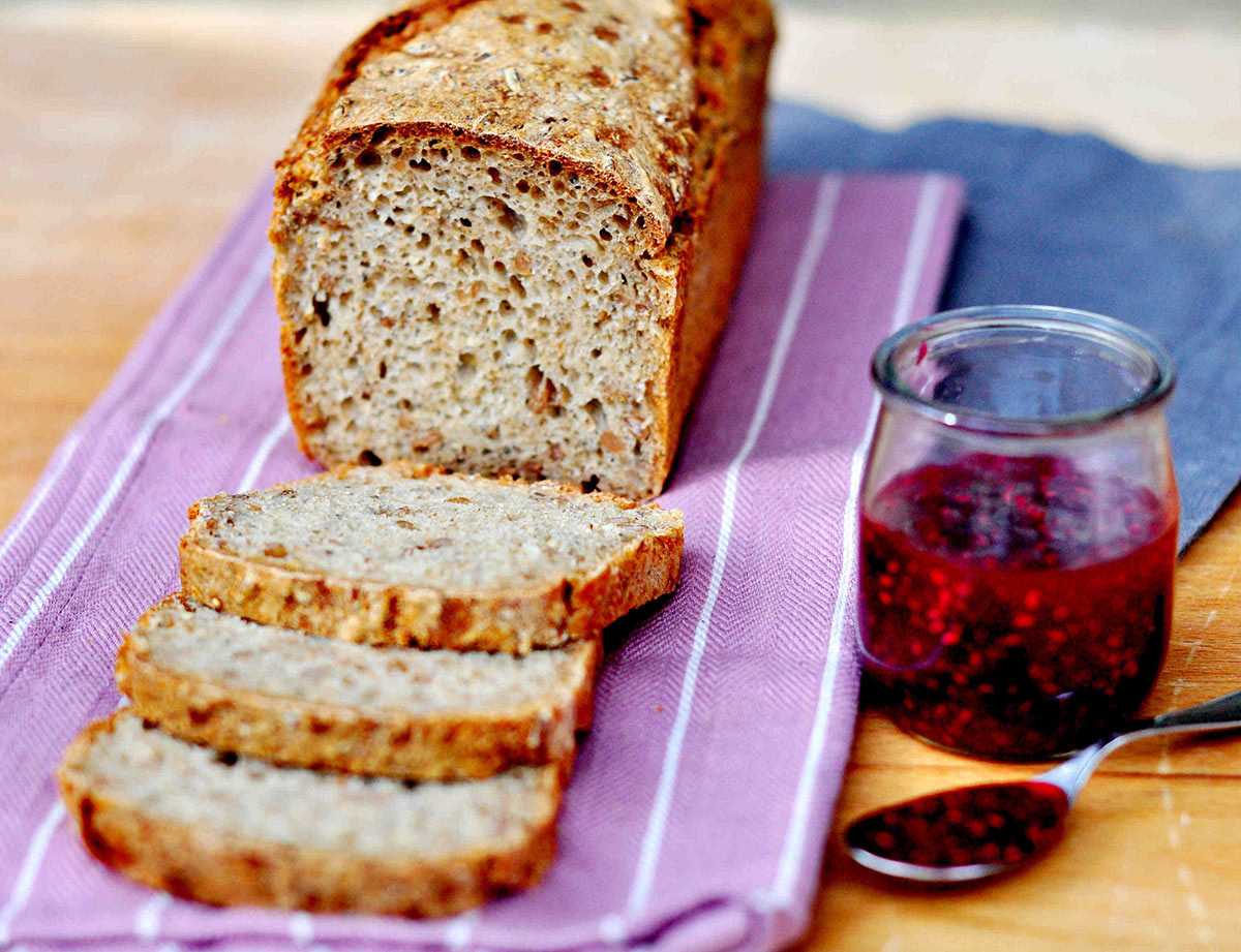 Multigrain Sourdough Bread
 Bread for Breakfast Easy Multigrain Sourdough Bread and