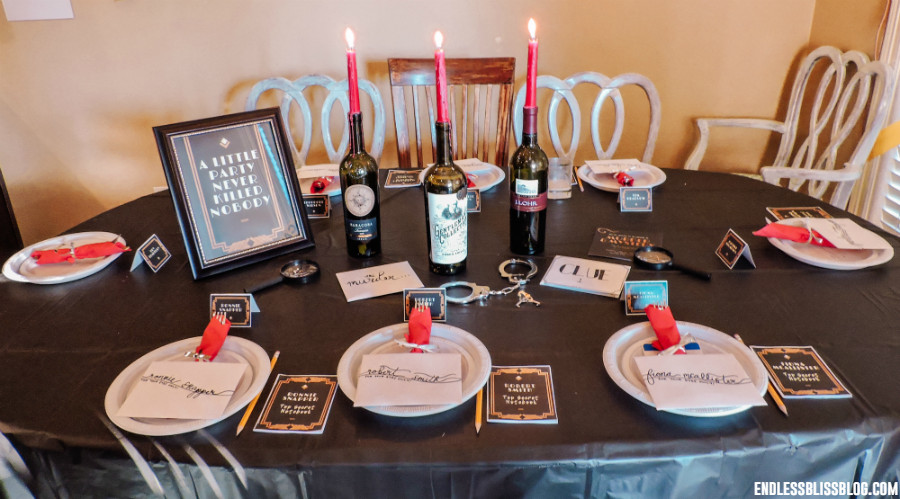 Murder Mystery Birthday Party
 How to Host a Murder Mystery Dinner Party • Endless Bliss