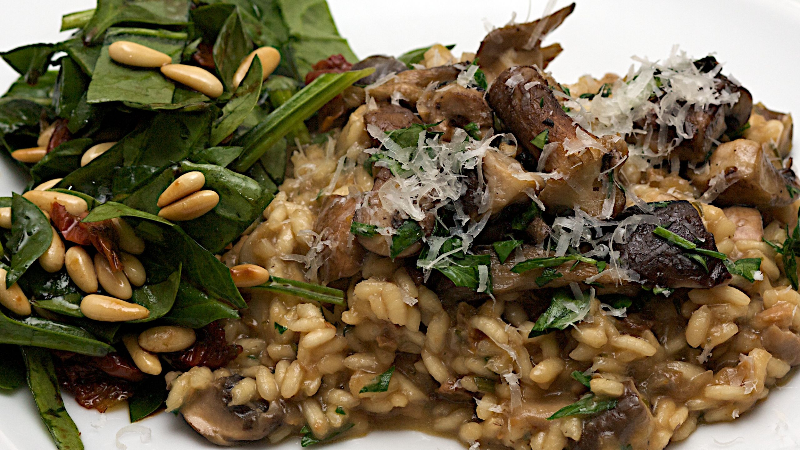 Mushroom Risotto Jamie Oliver
 Jamie’s 30 minute mushroom risotto and spinach salad