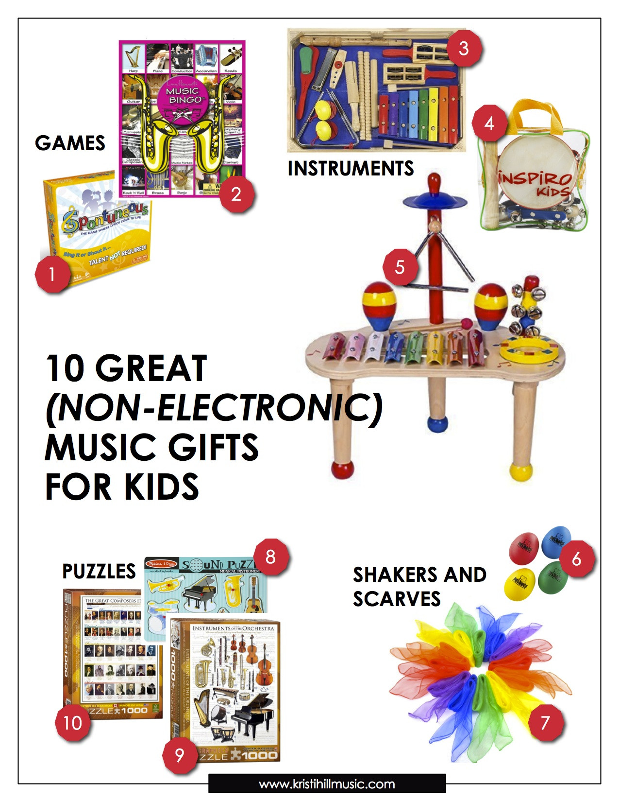 Music Gifts For Kids
 10 Great Non Electronic Music Gifts for Kids Kristi Hill