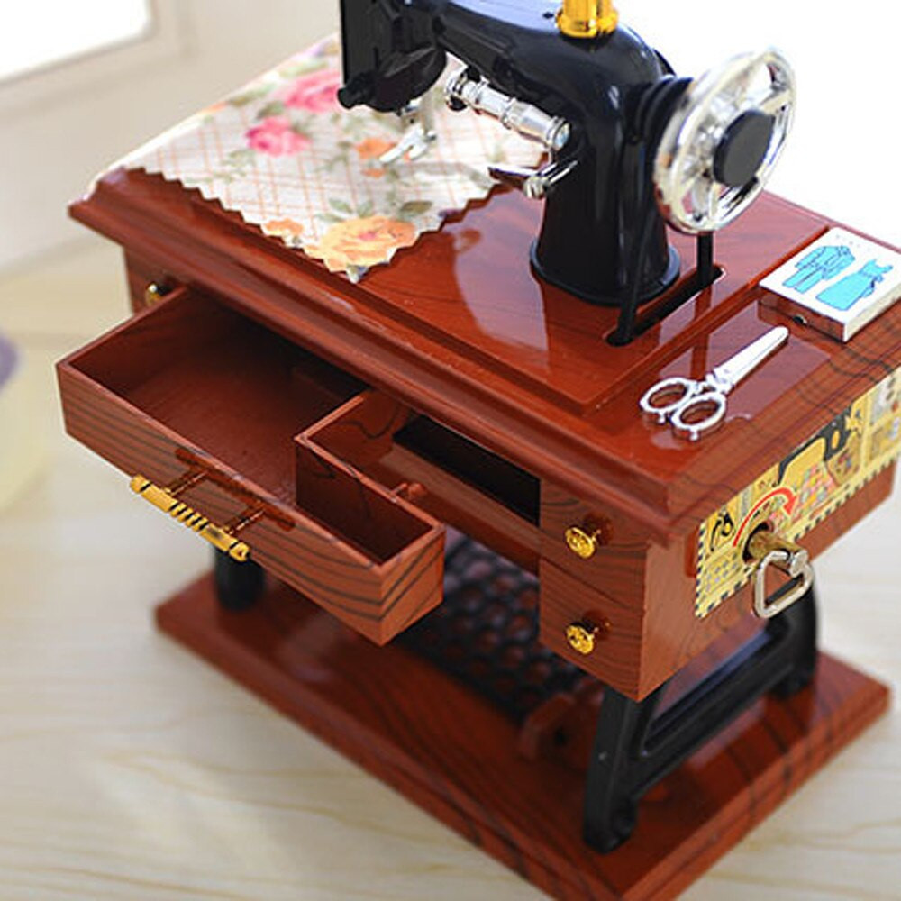 Music Gifts For Kids
 Vintage Treadle Sewing Machine Music Box Creative Gift