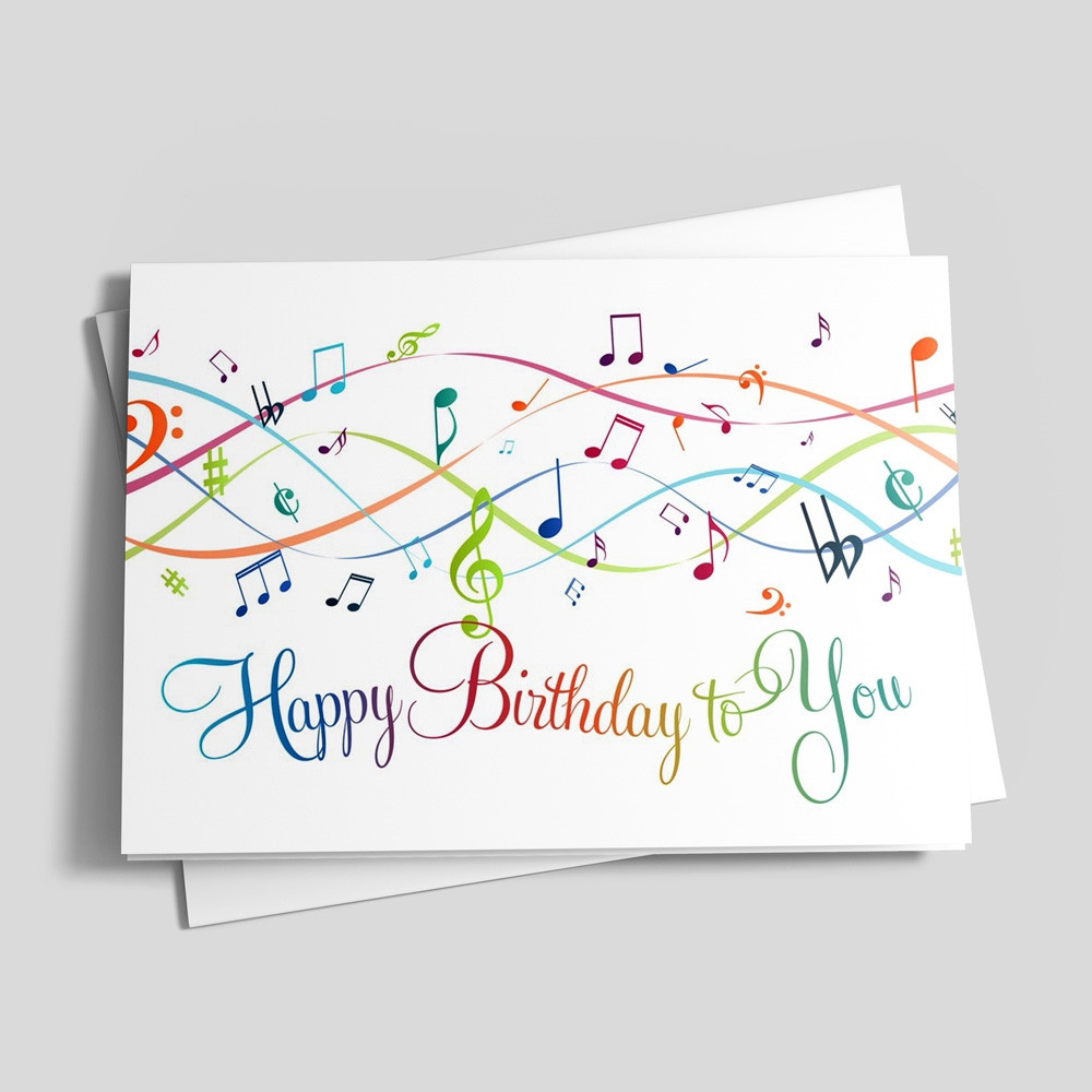 Musical Birthday Cards
 Musical Notes Birthday Card Birthday by Brookhollow