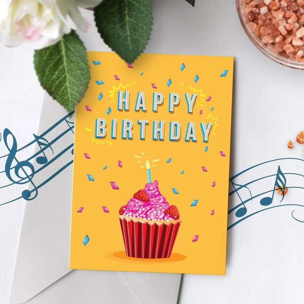 Musical Birthday Wishes
 120s Birthday Card Happy Birthday Musical Greeting Singing