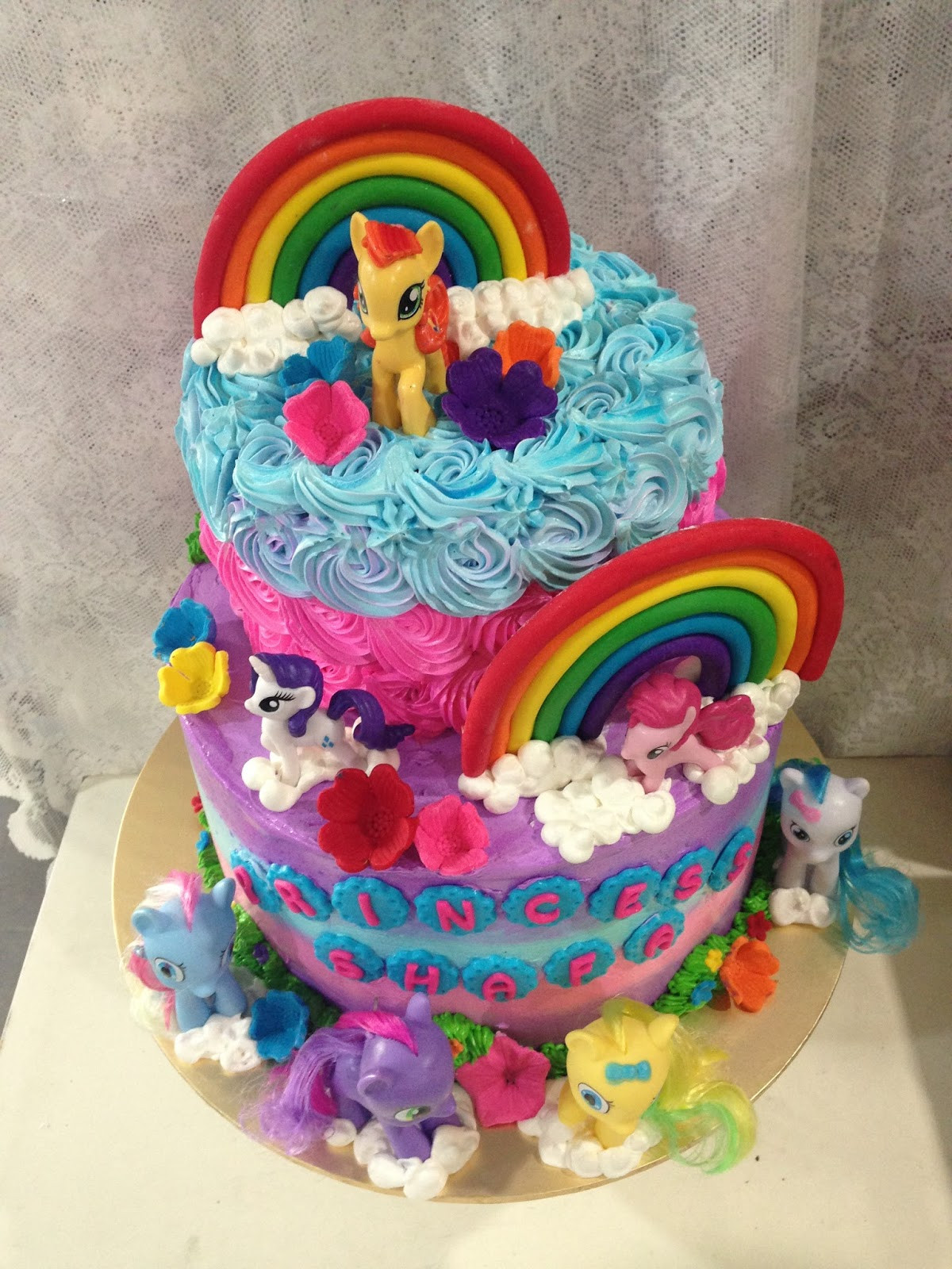 My Little Pony Birthday Cake Ideas
 ninie cakes house Birthday Cakes My Little Pony Theme