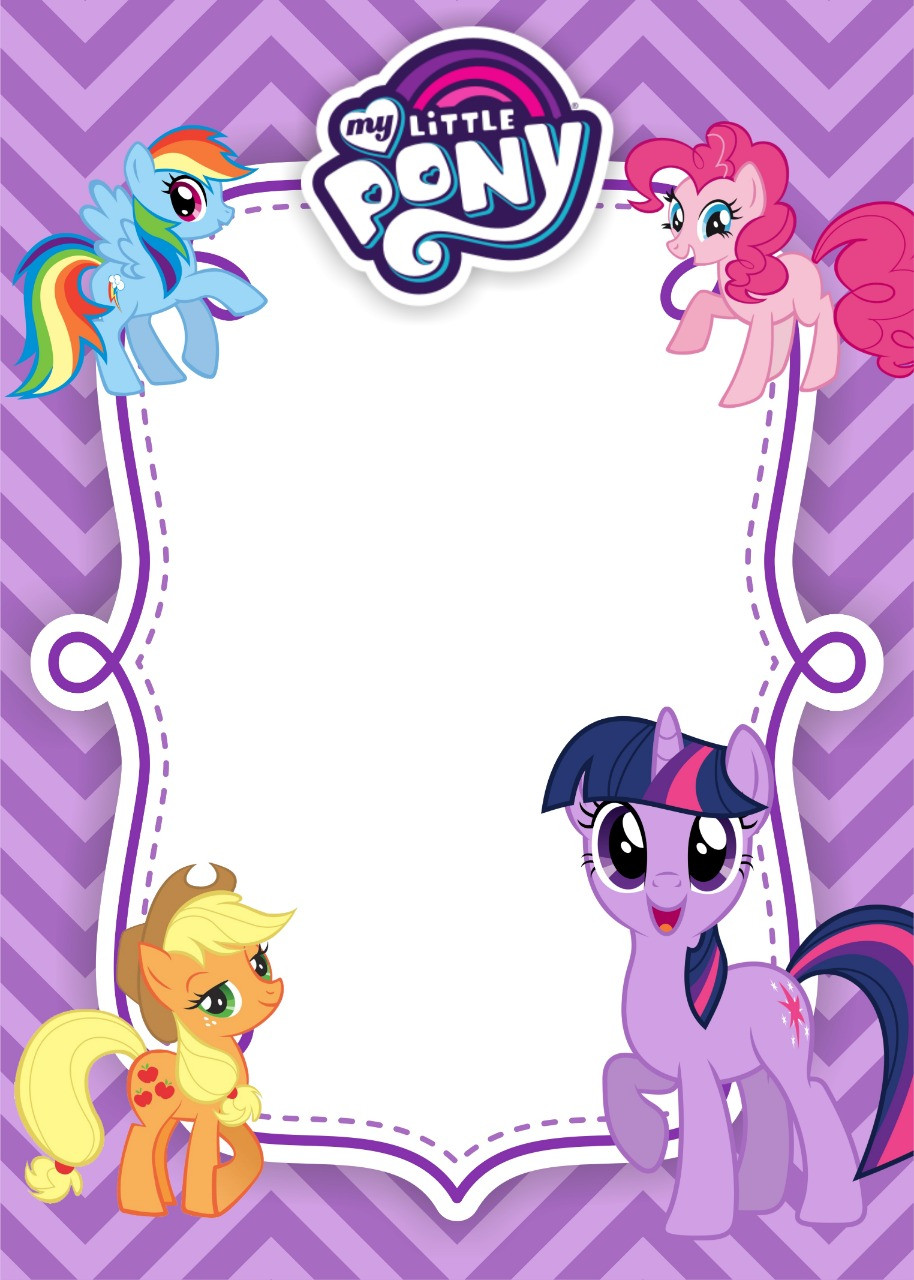 My Little Pony Birthday Party Invitations
 My Little Pony Birthday Invitation Template Equestria