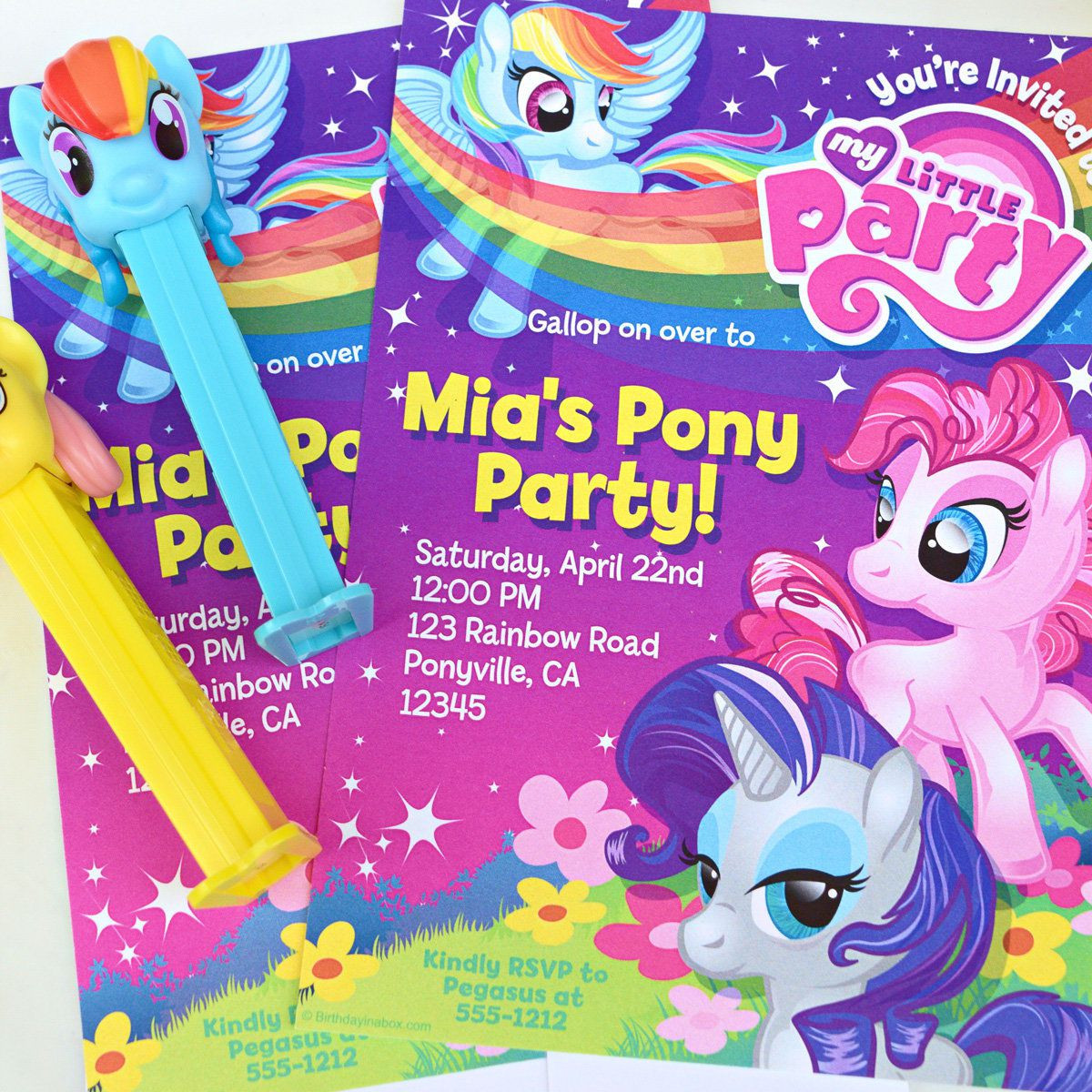 My Little Pony Birthday Party Invitations
 My Little Pony Party Ideas