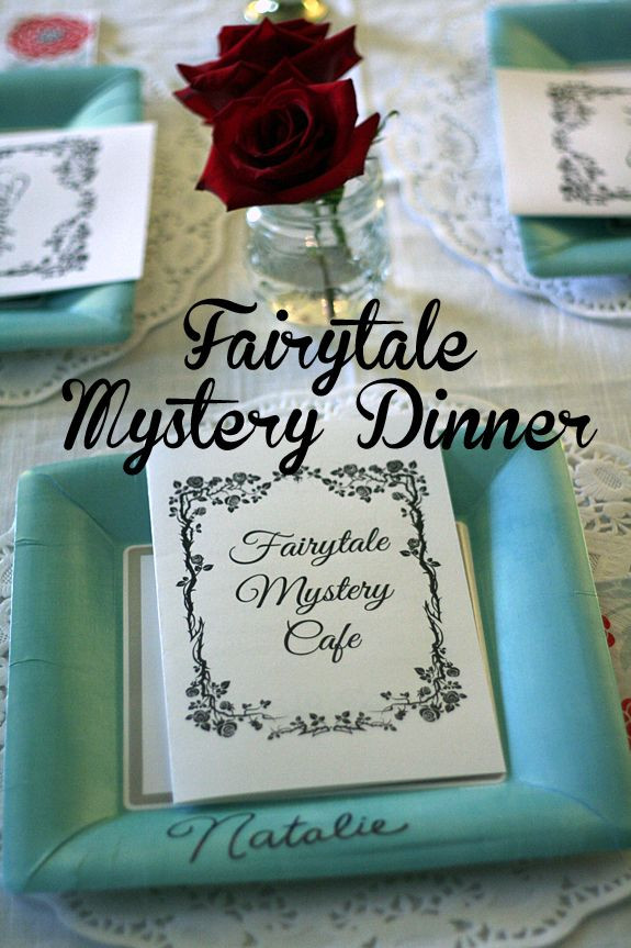 Mystery Dinners For Kids
 Fairytale Mystery Dinner Let s Explore