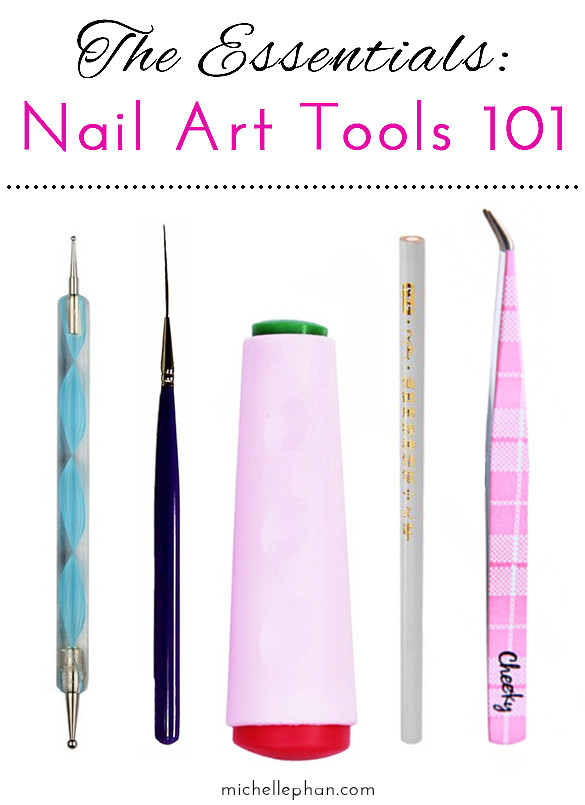 Nail Art Tool Kit
 The Essentials Nail Art Tools 101 Michelle Phan