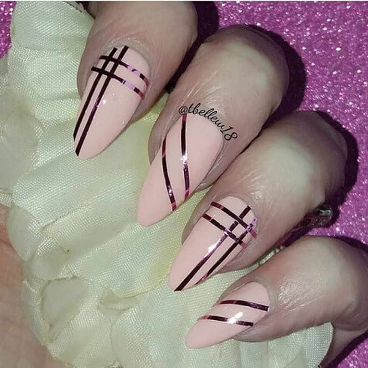 Nail Art With Tape
 nail art striping tape