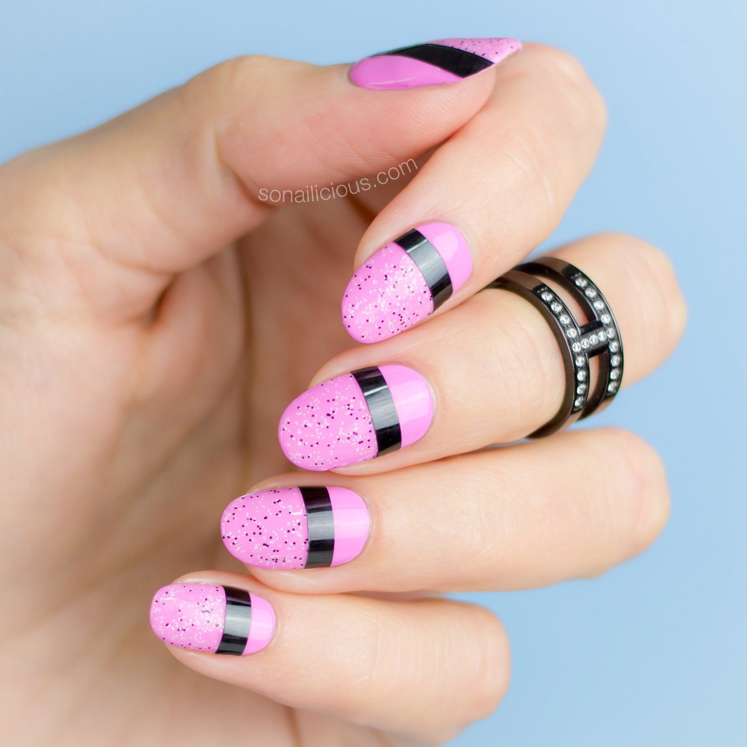 Nail Art With Tape
 Nail Art Striping Tape Extra Wide 4 Colours