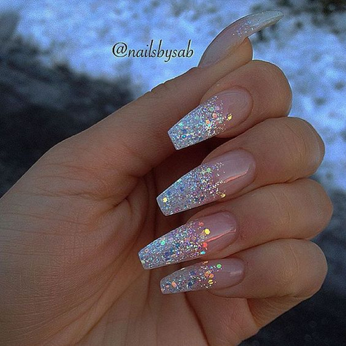 Nail Designs Sparkle
 Glitter Nail Designs to Sparkle All Season