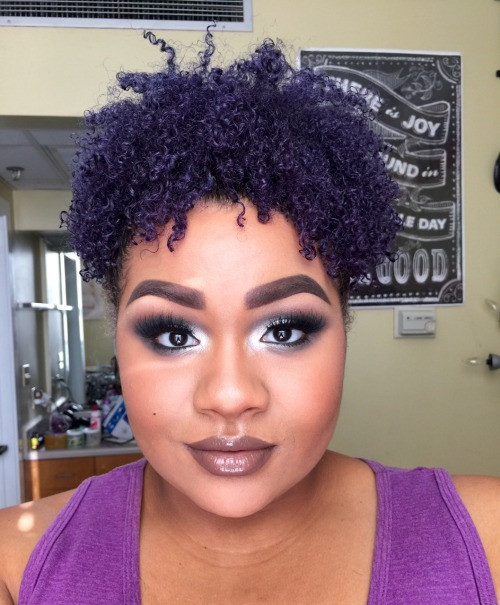 Natural Hairstyles Tumblr
 colored natural hair