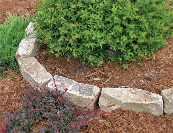 Natural Stone Landscape Edging
 Black Hills Tumbled Edging