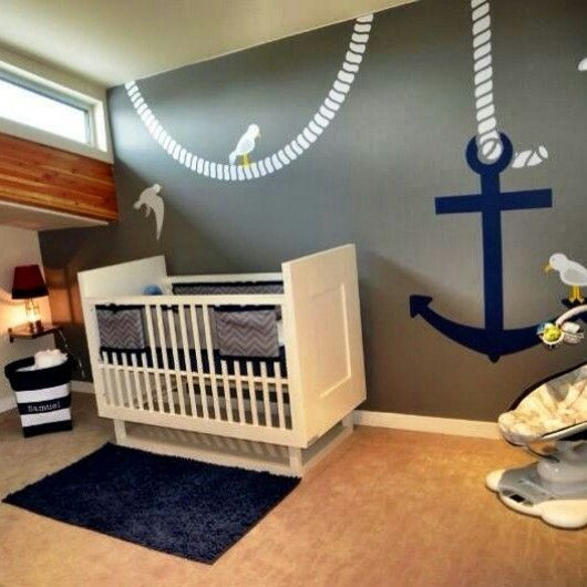 Nautical Baby Room Decorations
 429 best images about Nautical Beach themed rooms on