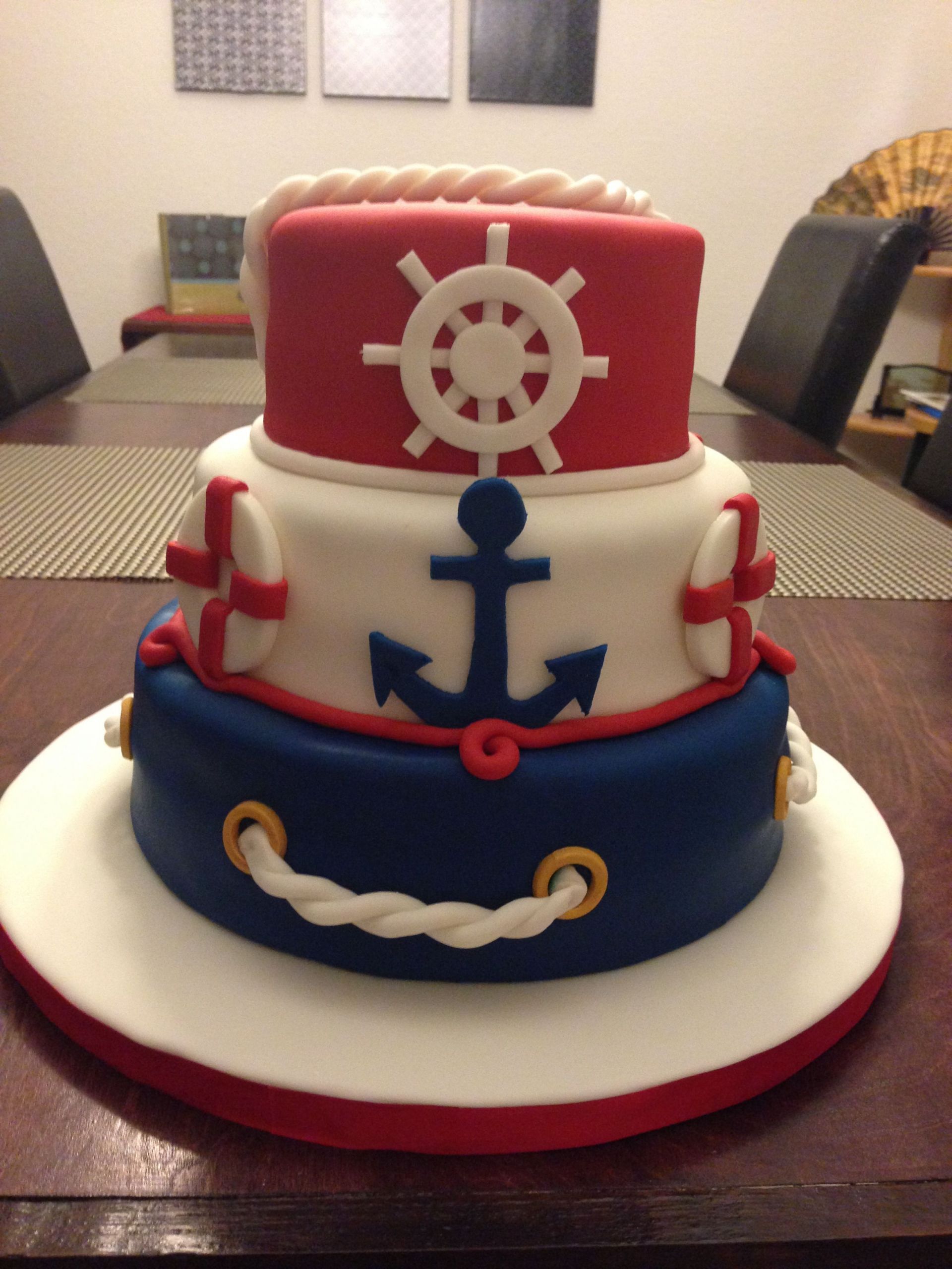 Nautical Birthday Cakes
 Nautical Cake NinjaSweets