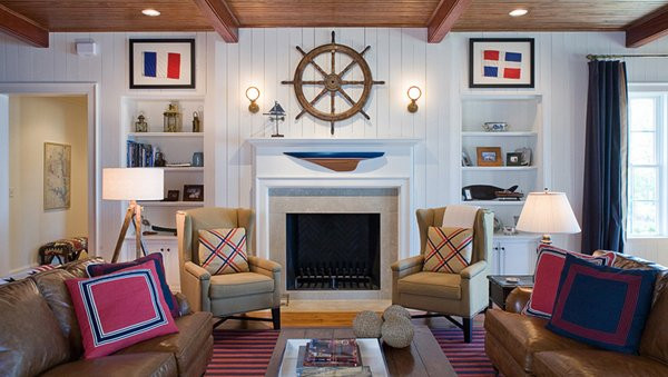 Nautical Living Room Decor
 20 Nautical Home Decorations in the Living Room