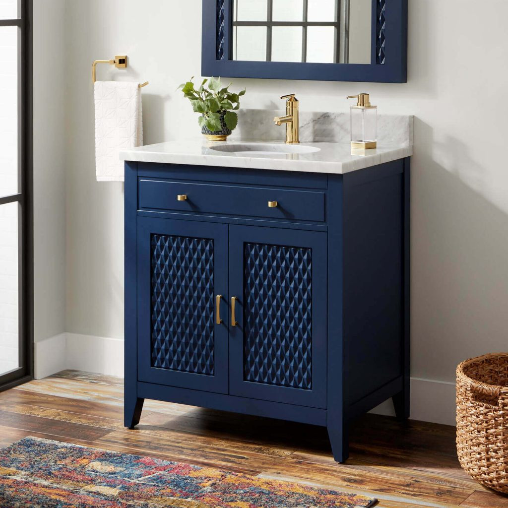 Navy Blue Bathroom Vanity
 30 Most Navy Blue Bathroom Vanities You Shouldn t Miss