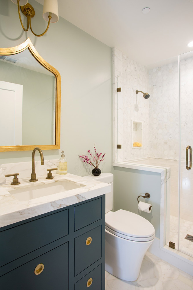 Navy Blue Bathroom Vanity
 Cabinet Trends In the Navy Callier and Thompson