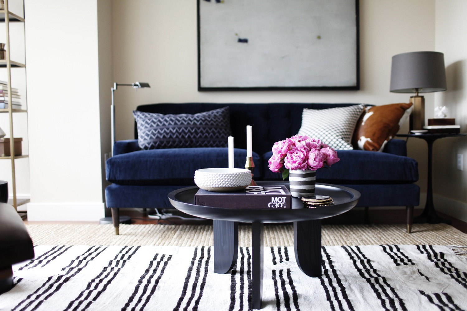 Navy Blue Rug Living Room
 Modern Blue Sofa For Living Room Decoration