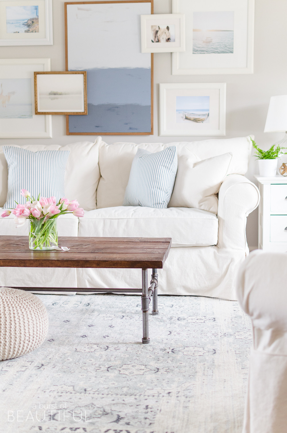 Navy Blue Rug Living Room
 New Navy Blue Vintage Wash Rug in our Living Room A