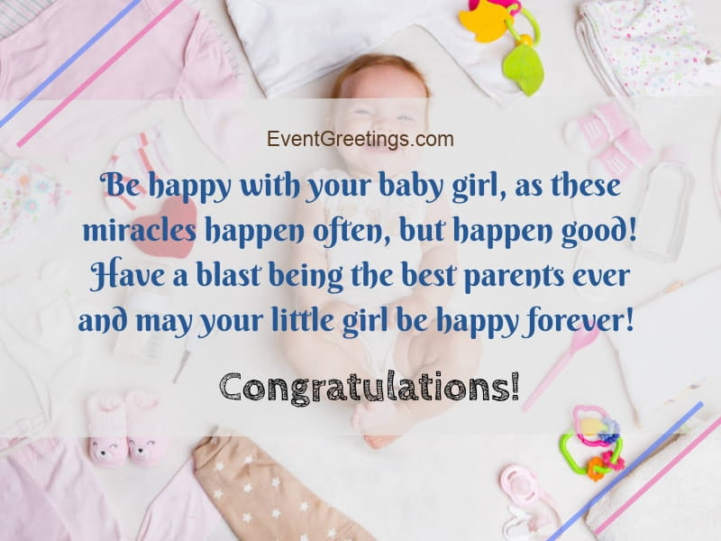 New Baby Girl Wishes Quotes
 New Baby Girl Wishes Quotes And Congratulation Messages