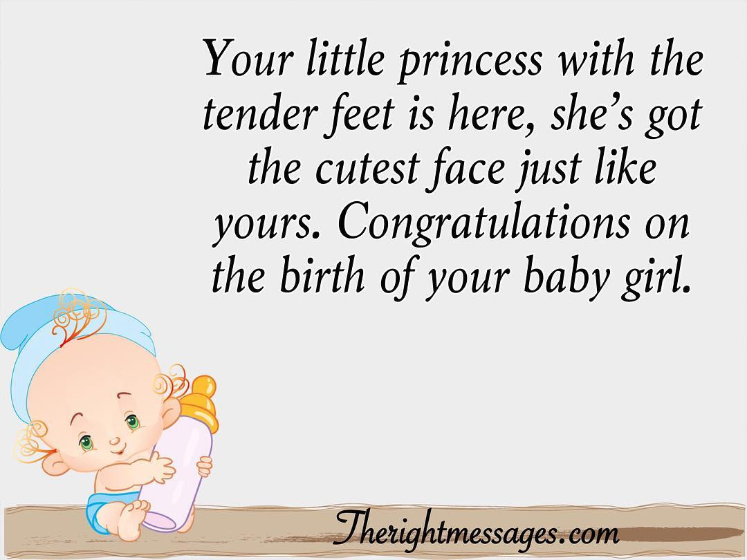 New Baby Girl Wishes Quotes
 New Born Baby Girl Wishes