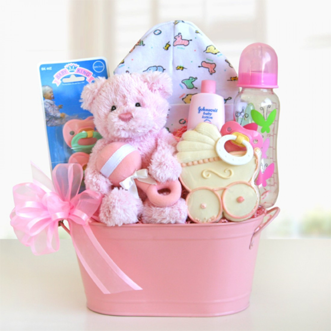 New Born Baby Gift Basket
 Cute Package New Baby Gift Baskets