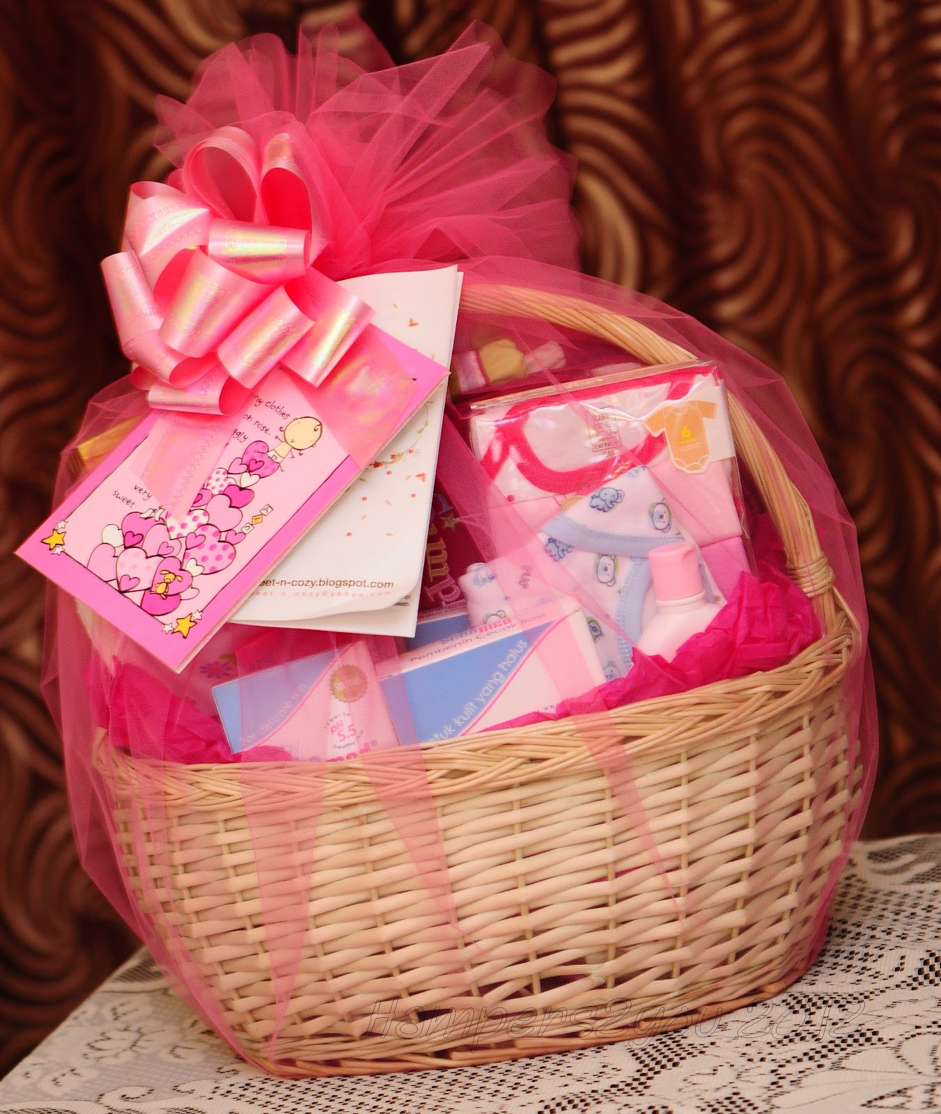 New Born Baby Gift Basket
 Hampers2you Baby Gift Baskets for Newborn Girl