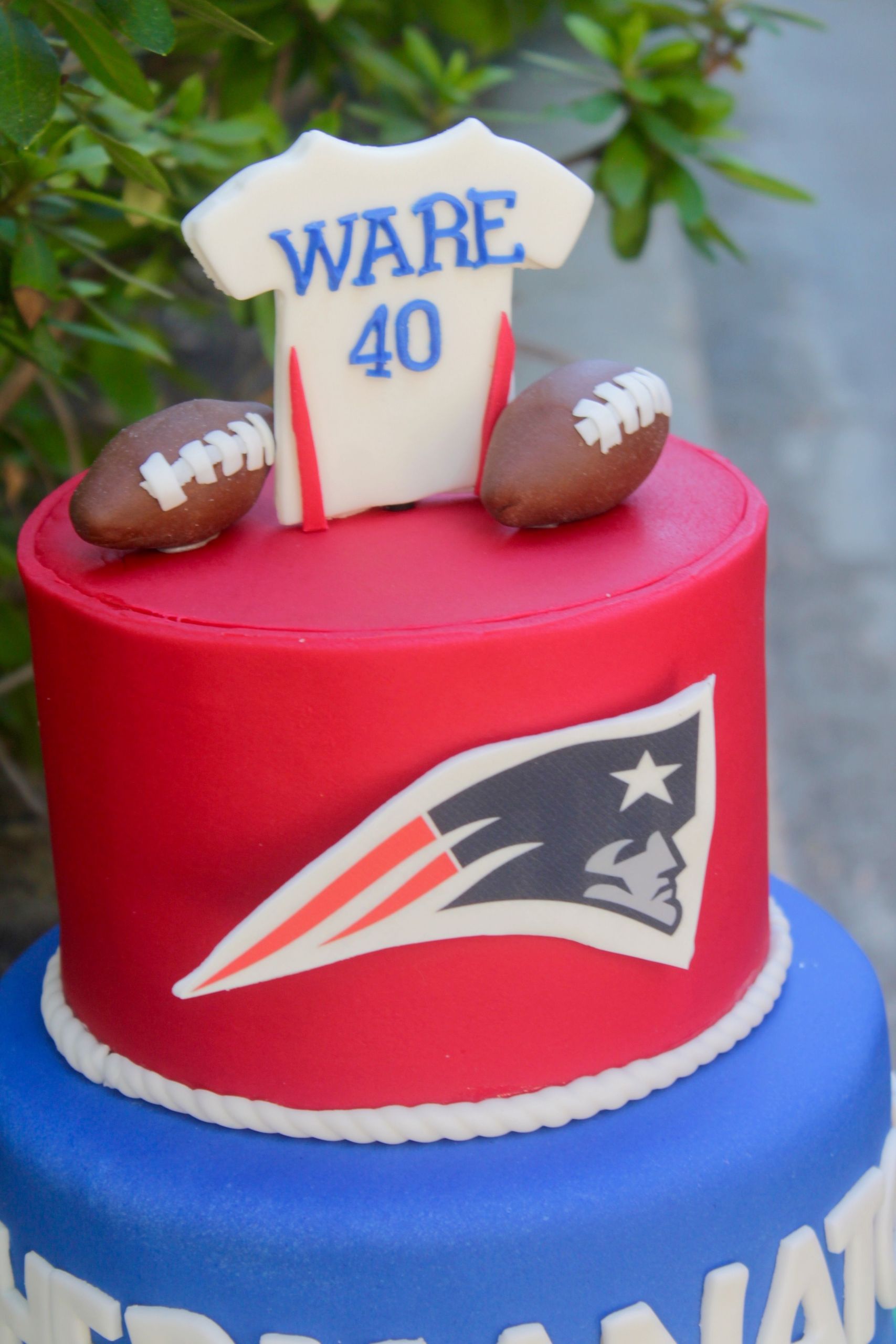 New England Patriots Birthday Cake
 New England Patriots Cake