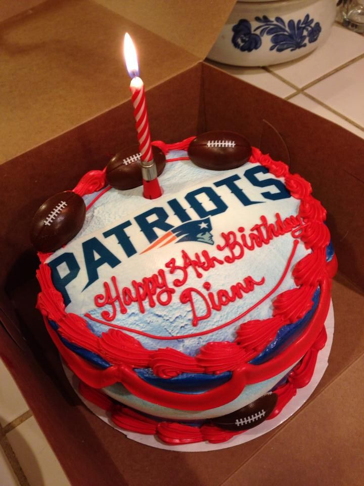 New England Patriots Birthday Cake
 The Best Ideas for New England Patriots Birthday Cake