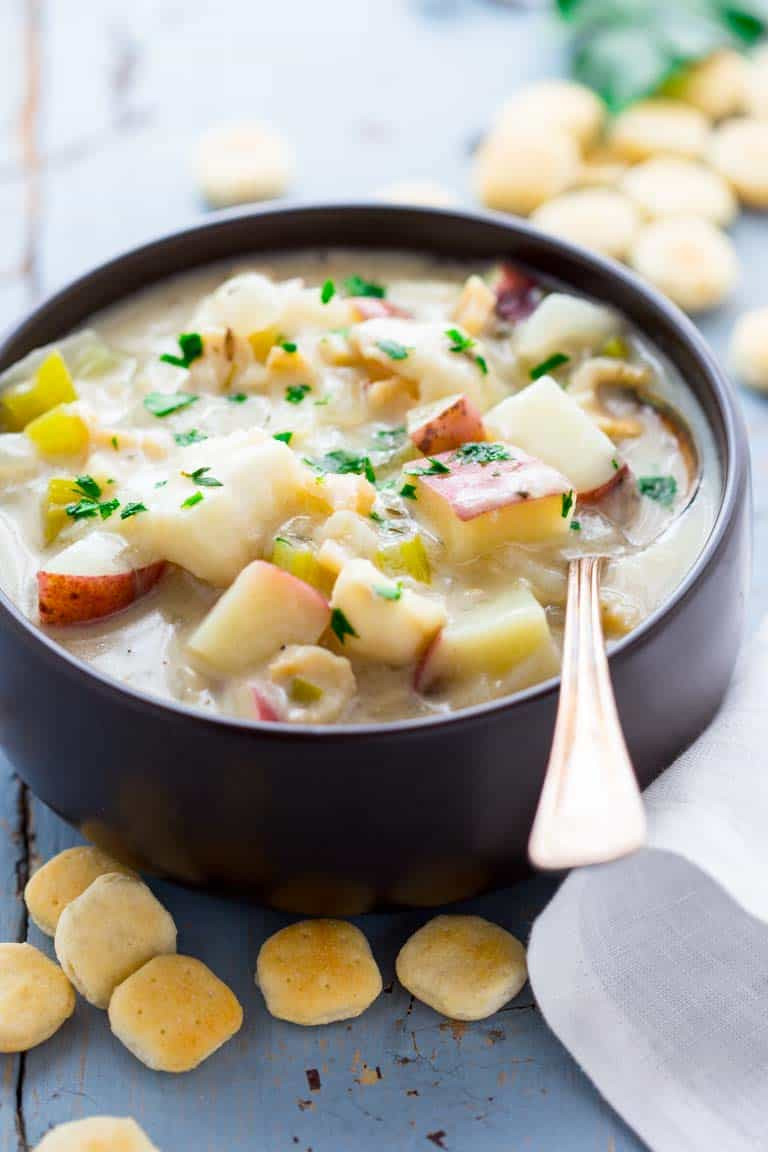 New England Seafood Chowder
 healthy new england seafood chowder Healthy Seasonal Recipes