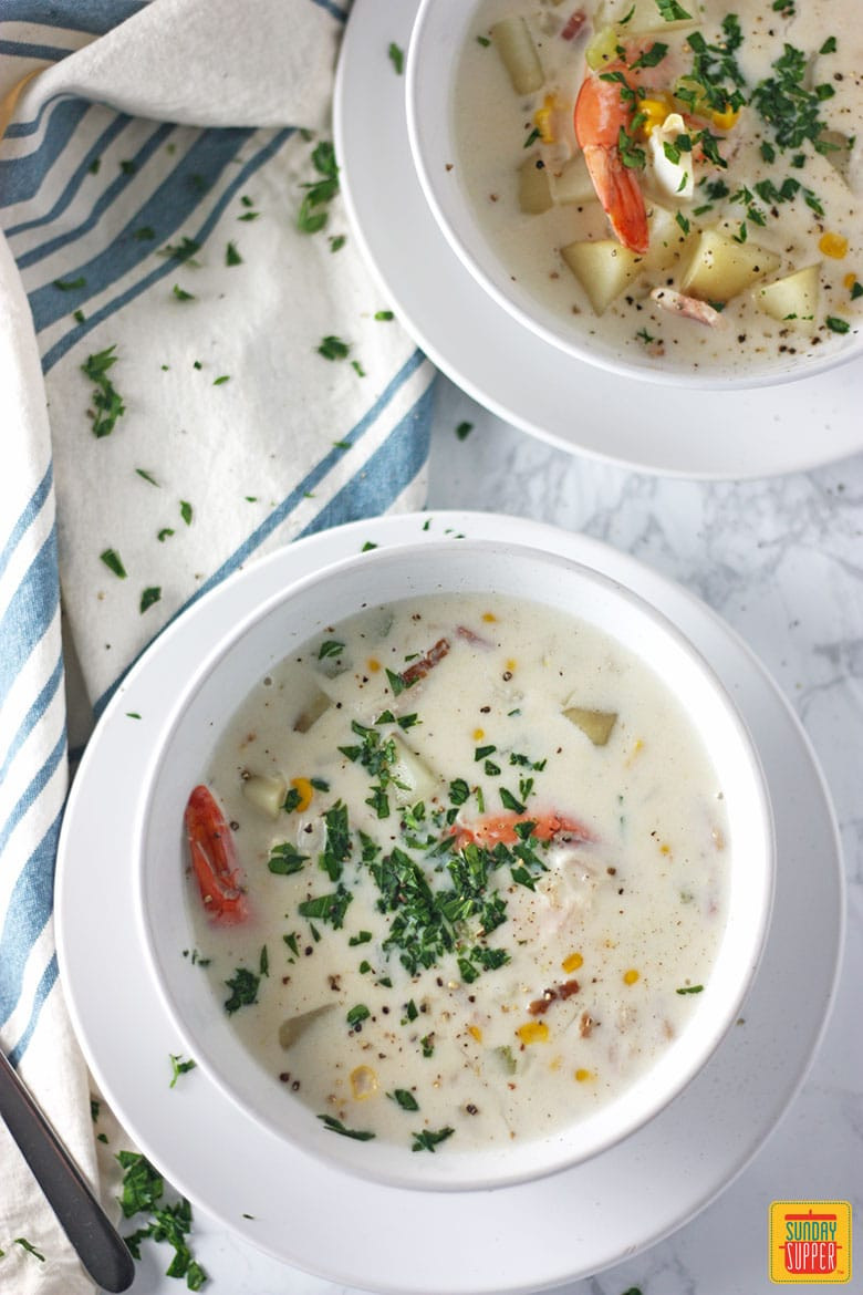 New England Seafood Chowder
 New England Seafood Chowder Recipe