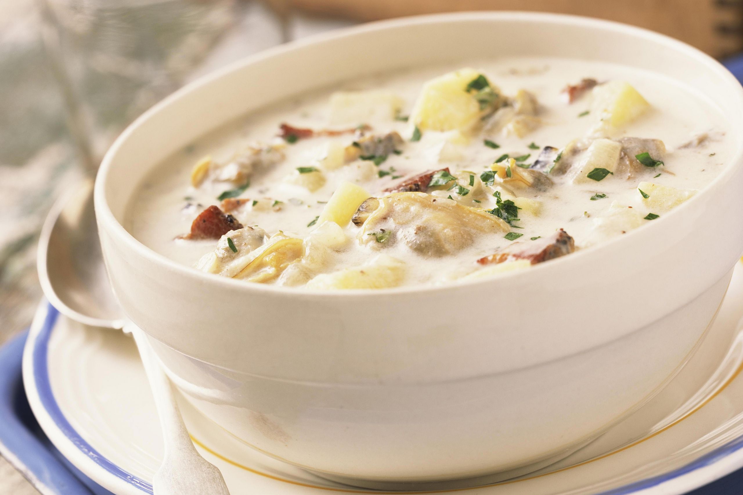 New England Seafood Chowder
 Classic New England Clam Chowder Recipe