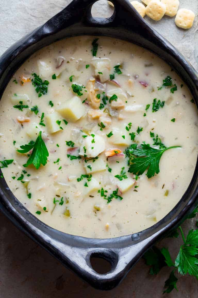 New England Seafood Chowder
 healthy new england seafood chowder Healthy Seasonal Recipes